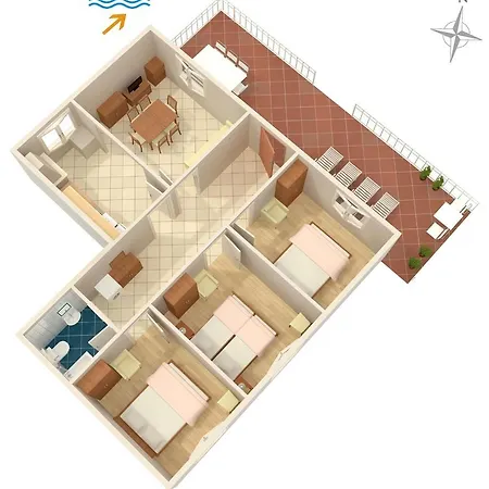 Seaside House Crnja Luka, Korcula - 9289 *